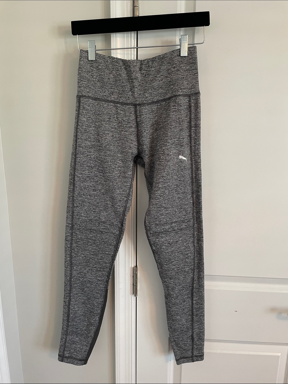 Puma Gray Heather High-Waist Leggings